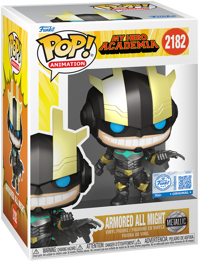 My Hero Academia - Armoured All Might US Exclusive Metallic Pop! Vinyl [RS]