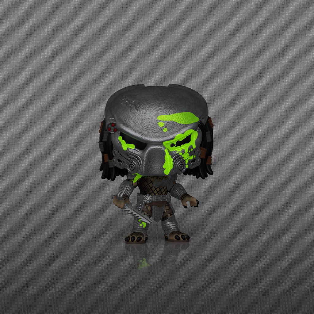 Alien Vs Predator: Requiem - Bull Predator (Battle Damaged) US Exclusive Glow Pop! Vinyl [RS]