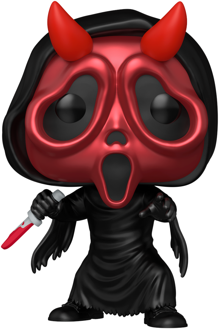 Scream – Ghostface Devil Face US Exclusive Metallic Pop! Vinyl [RS]