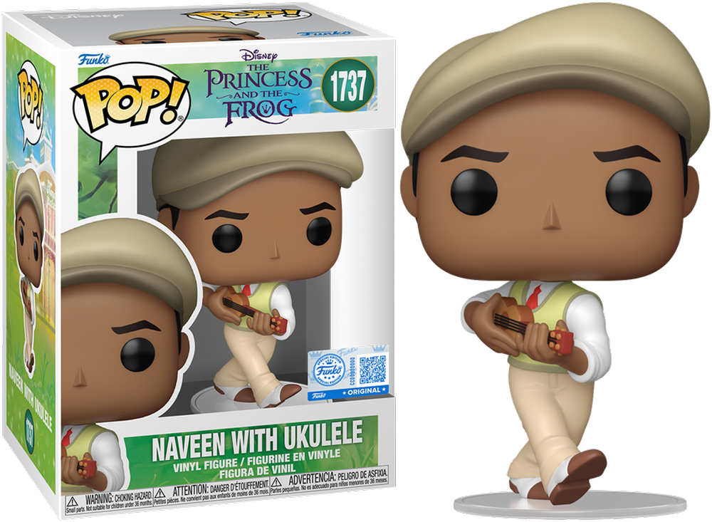 The Princess and The Frog - Naveen with Ukulele Pop! Vinyl
