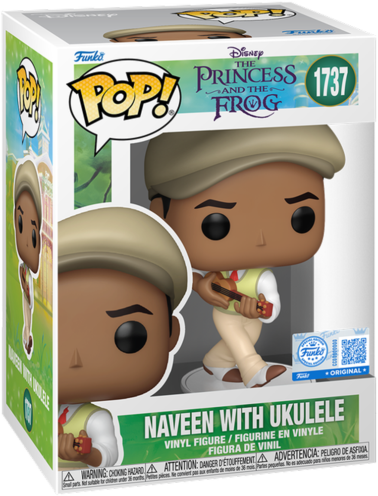 The Princess and The Frog - Naveen with Ukulele Pop! Vinyl