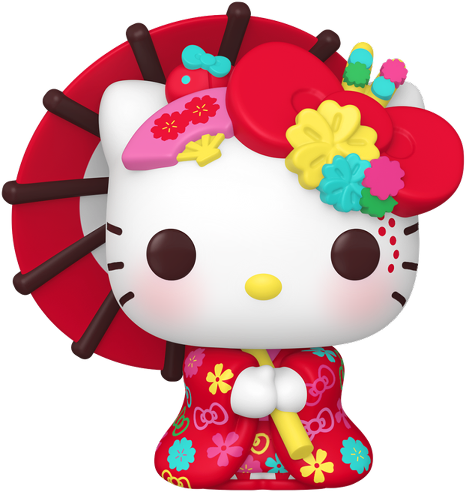 Hello Kitty - Hello Kitty (Kimono) Vinilo Pop! Exclusivo de EE. UU. [RS]