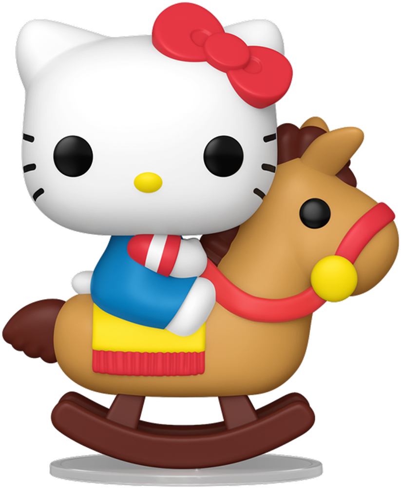 Hello Kitty - Hello Kitty en su caballito balancín, exclusiva de EE. UU., Pop! Premium [RS]