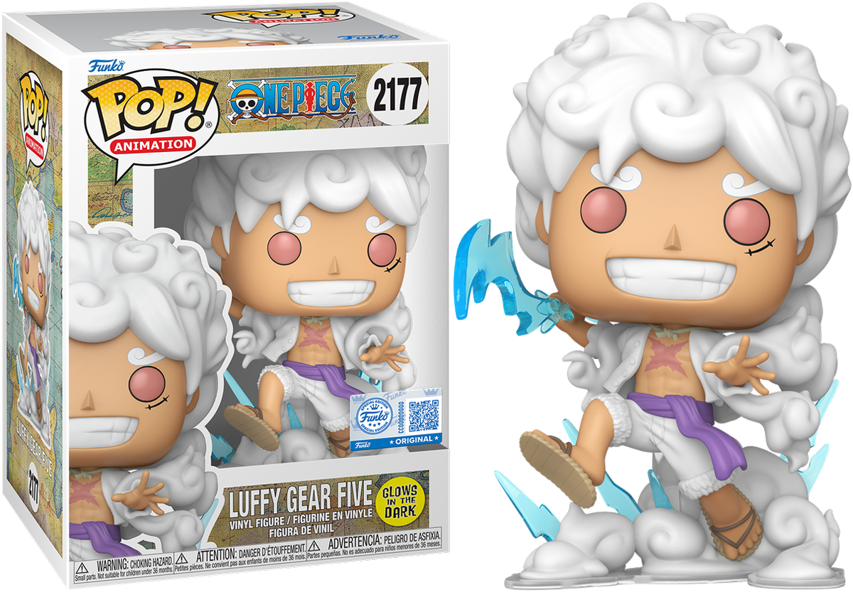 One Piece - Luffy Gear 5 US Exclusive Glow Pop! Vinyl [RS]