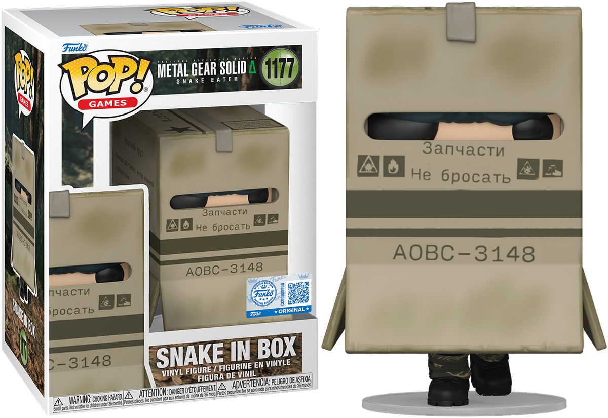 Metal Gear Solid 3: Snake Eater - Snake in Box Pop! Vinyl [RS]