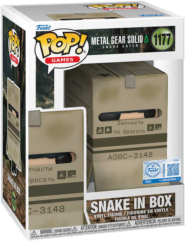 Metal Gear Solid 3: Snake Eater - Snake in Box Pop! Vinyl [RS]