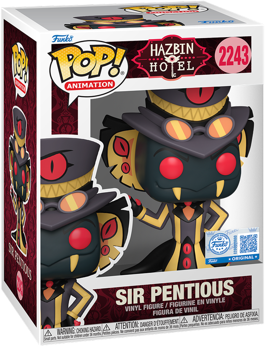 Hazbin Hotel - Sir Pentious (with chase) US Exclusive Pop! Vinyl! [RS]