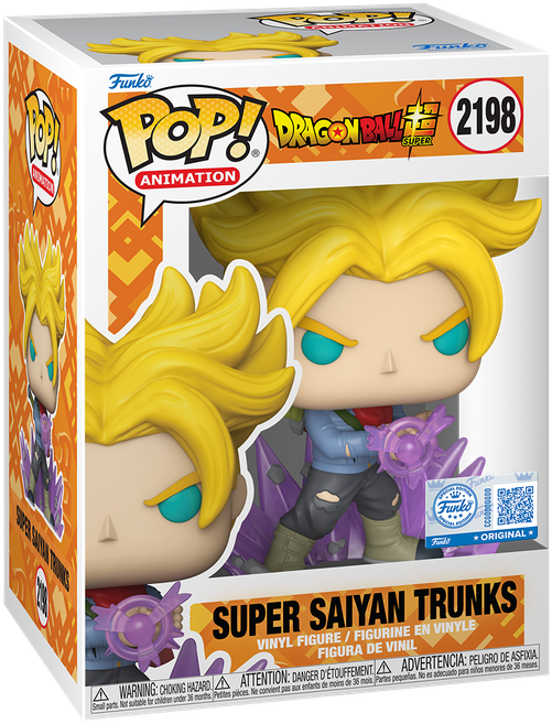 Dragon Ball Super - Super Saiyan Trunks US Exclusive Pop! Vinyl - Chase Bundle [RS]