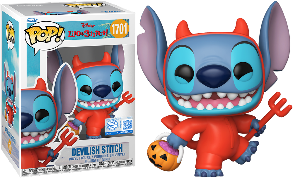 Lilo & Stitch - Stitch as Devil US Exclusive (with Chase) Pop! Vinyl [RS]