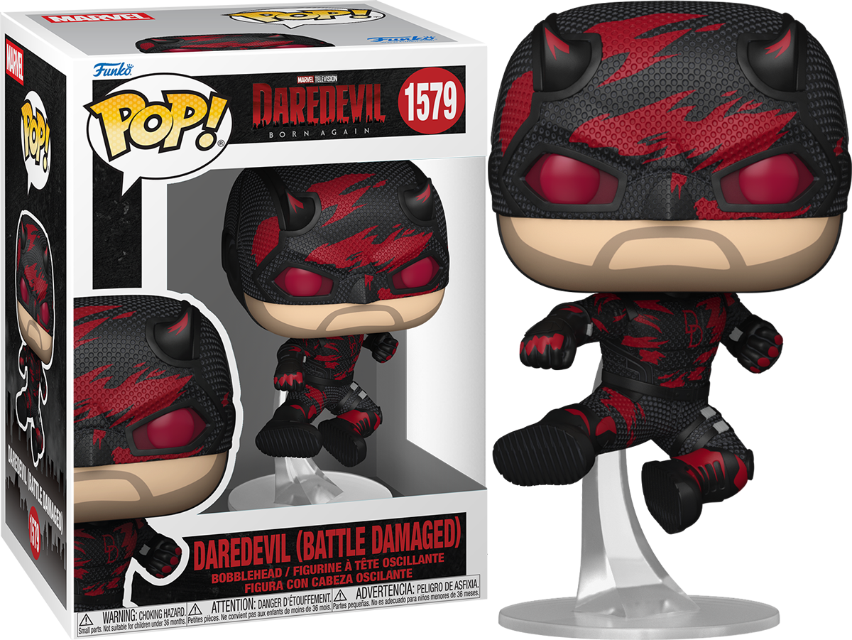 Daredevil: Born Again - Daredevil (Battle Damaged) Pop! Vinyl