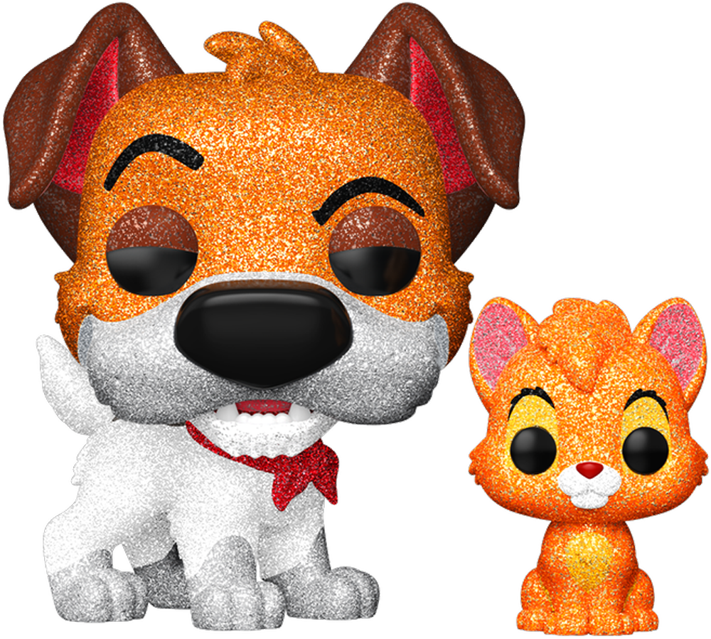Oliver and Company (1988) - Dodger with Oliver US Exclusive Diamond Glitter Pop! Vinyl [RS]