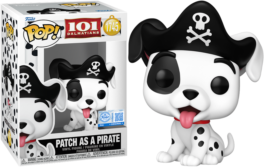 101 Dalmatians - Patch as a Pirate US Exclusive Pop! Vinyl [RS]