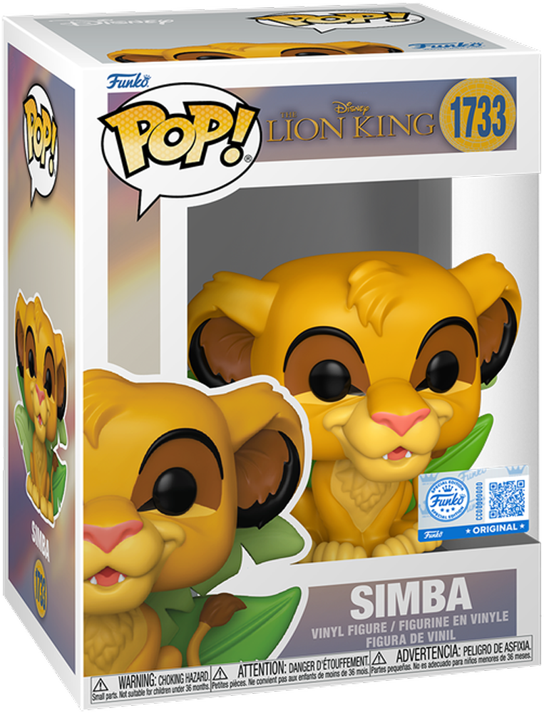 狮子王 - 辛巴 美国独家 Pop! Vinyl 玩偶 [RS]