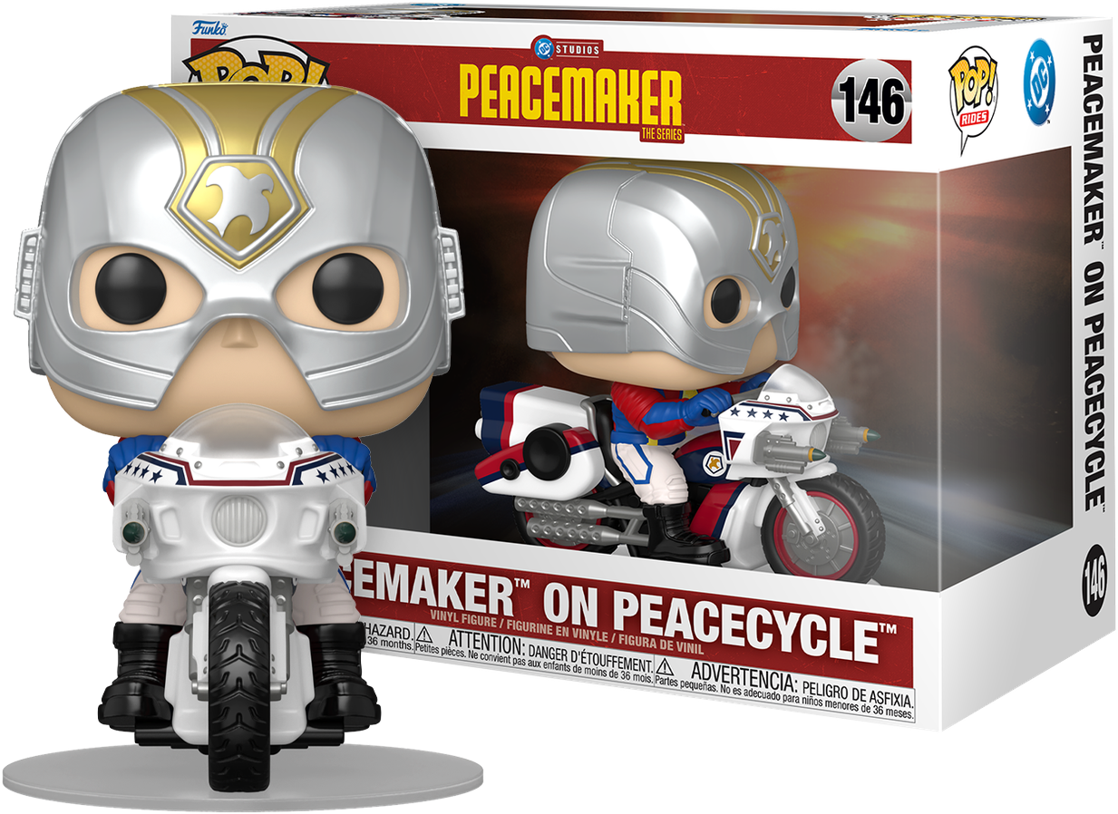 Peacemaker – Peacemaker Dopplegander on Motorbike Pop! Ride