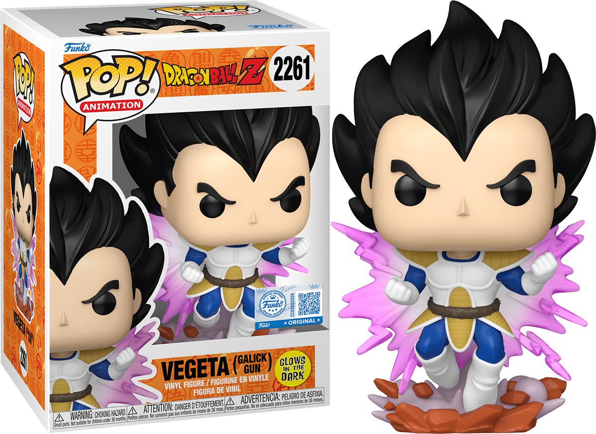 Dragon Ball Z - Vegeta (Galick Gun) US Exclusive Glow Pop! Vinyl [RS]