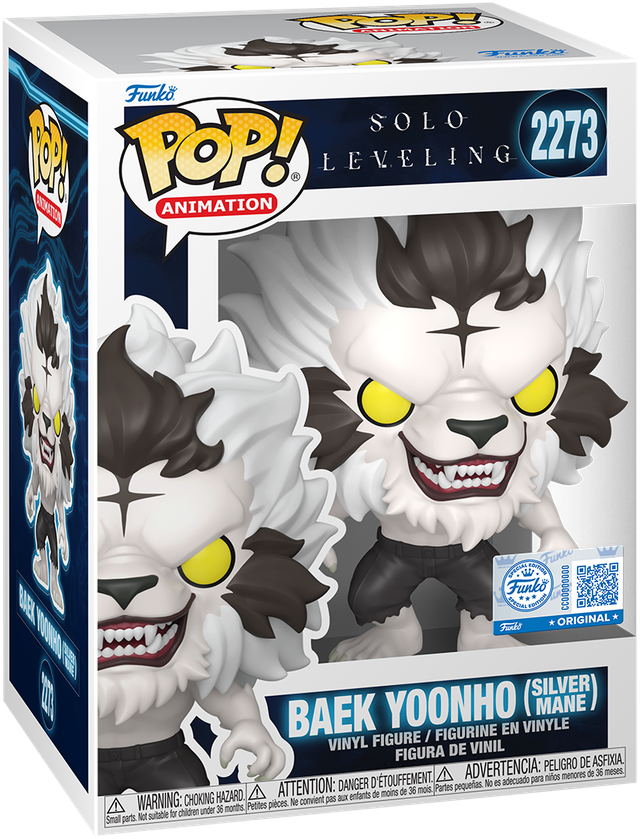 Solo Leveling - Baek Yoonho (Silver Mane) (with chase) Pop! Vinyl [RS]