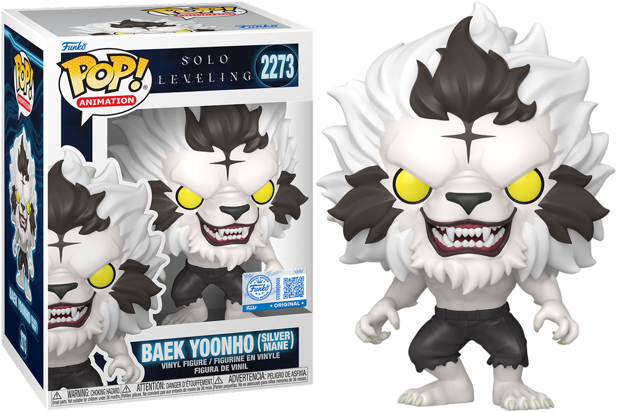 Solo Leveling - Baek Yoonho (Silver Mane) Pop! Vinyl - Chase Bundle [RS]
