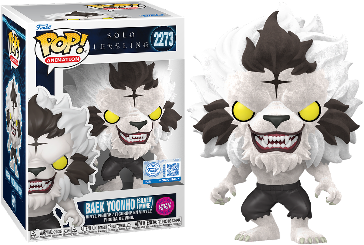 Solo Leveling - Baek Yoonho (Silver Mane) Pop! Vinyl - Chase Bundle [RS]