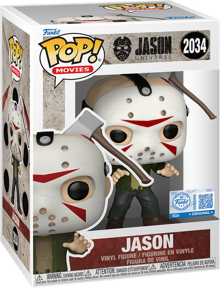 Jason Universe – Jason Voorhees con hacha, Funko Pop! Exclusivo de EE. UU. [RS]