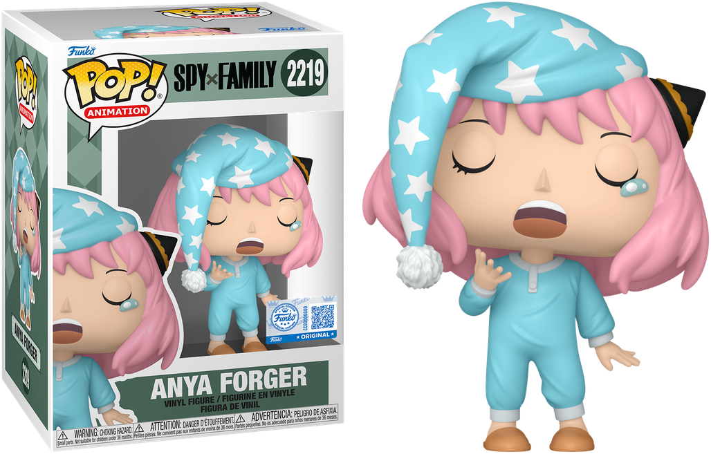 Spy x Family - Anya Forger (Pijama) Vinilo Pop! Exclusivo de EE. UU. [RS]