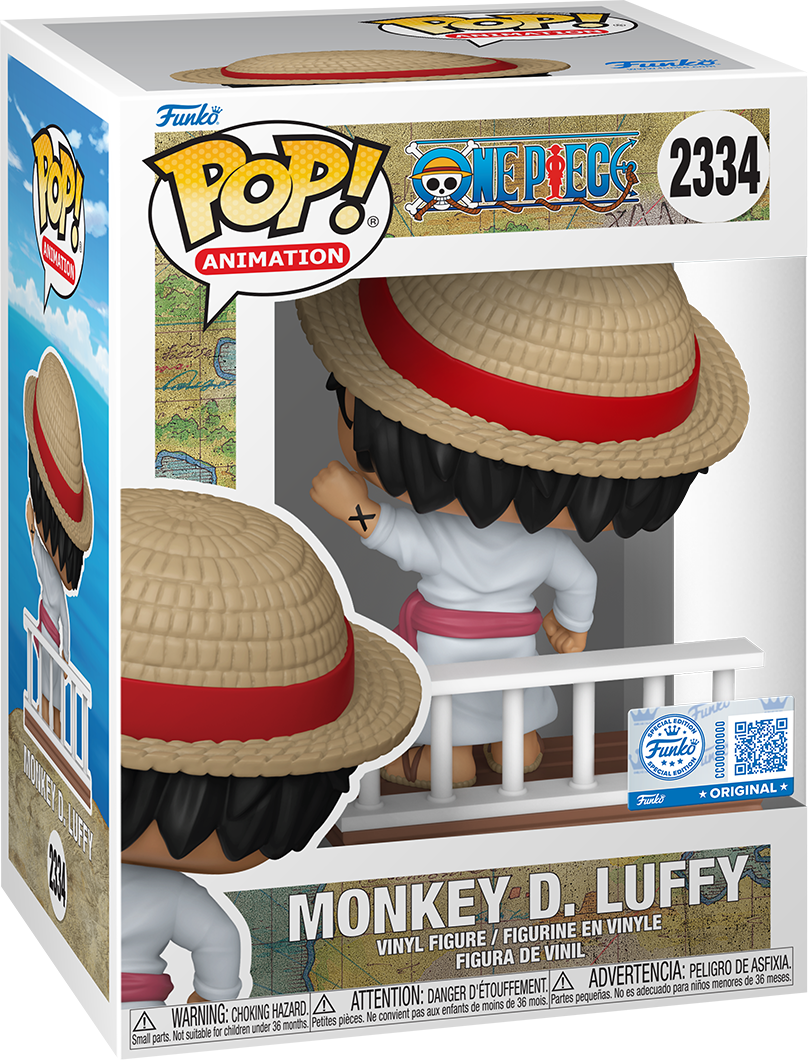 One Piece – Monkey D. Luffy Exclusivo de EE. UU. Build-A-Scene Pop! de Vinilo [RS]