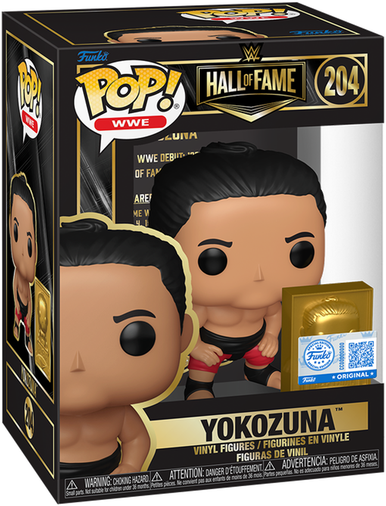 WWE – Yokozuna (Salón de la Fama) (con persecución) Exclusivo de EE. UU. Pop! Figura de vinilo [RS]