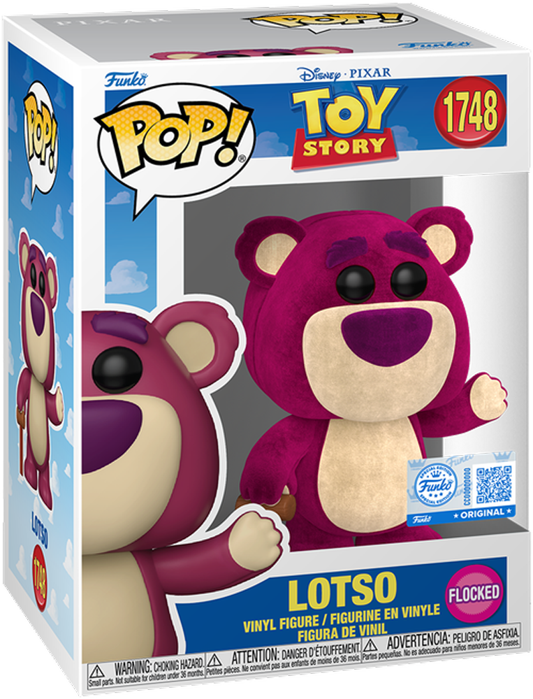 Toy Story - Figura Pop! de vinilo flocado exclusiva de Lotso para EE. UU. [RS]