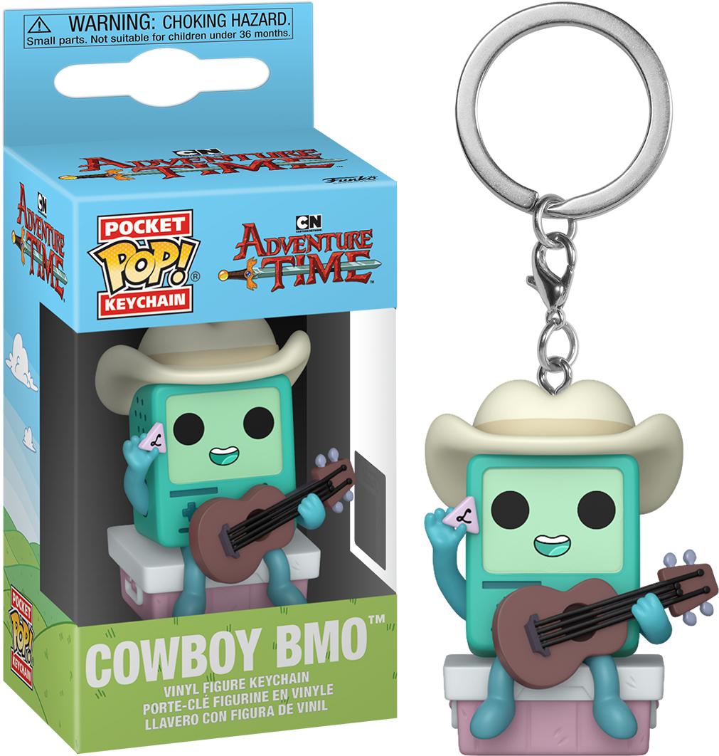 Adventure Time – Cowboy BMO with Guitar Pop! Keychain