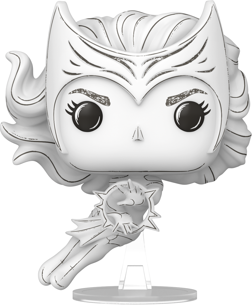 Marvel: Sketched - Scarlet Witch US Exclusive Pop! Vinyl [RS]