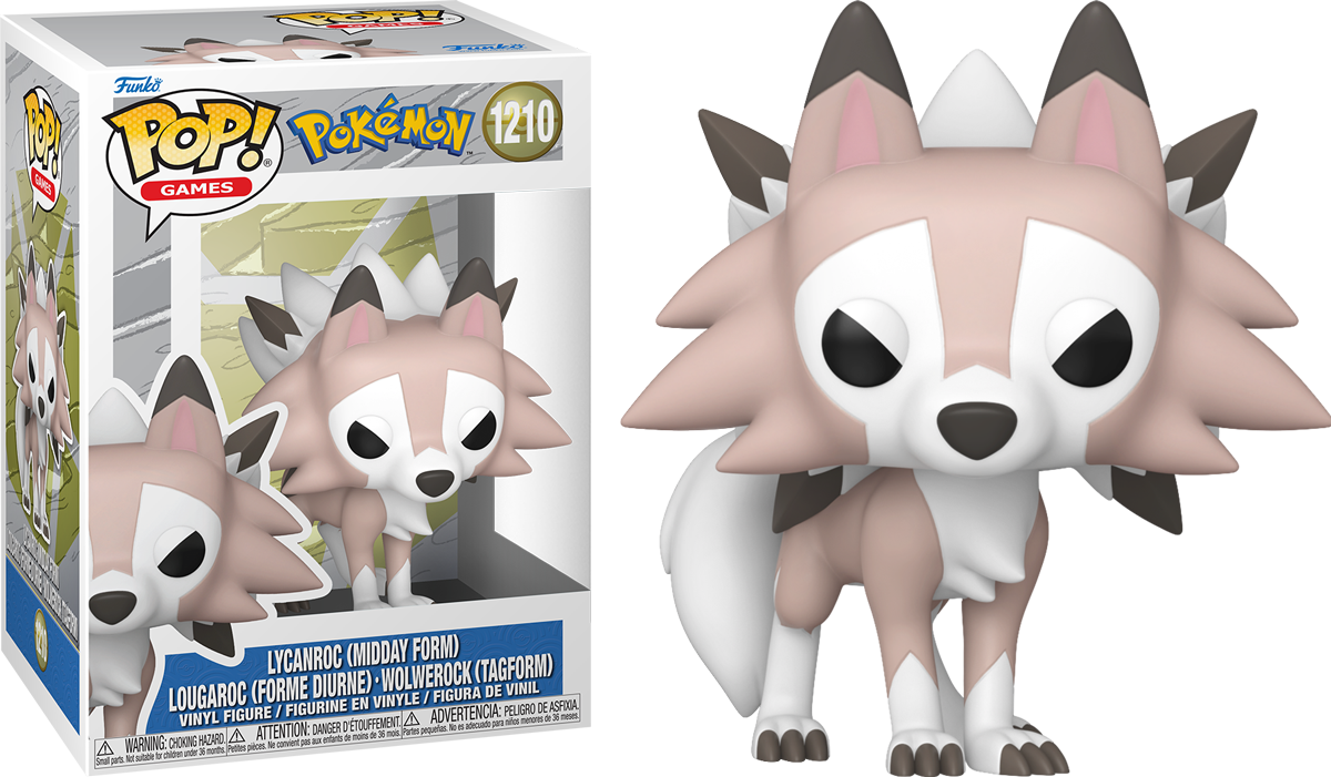 Pokemon – Lycanroc (Midday Form) Pop! Vinyl