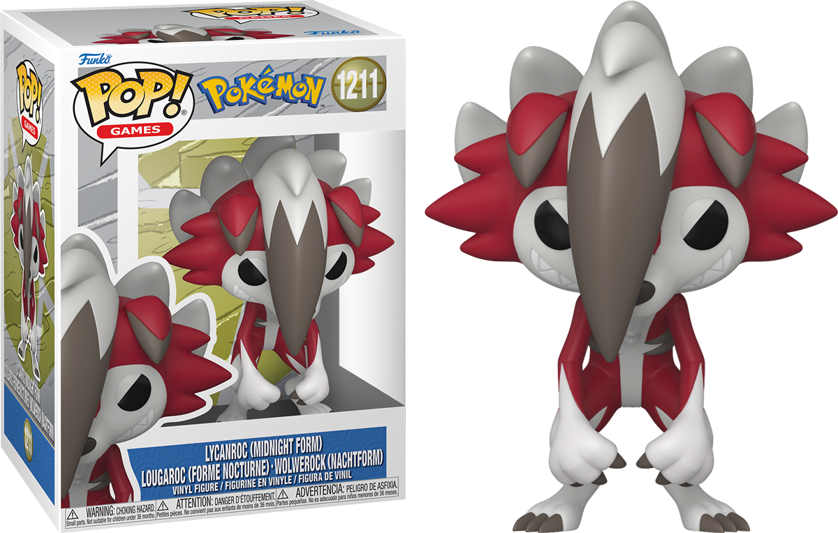 Pokemon – Lycanroc (Midnight Form) Pop! Vinyl