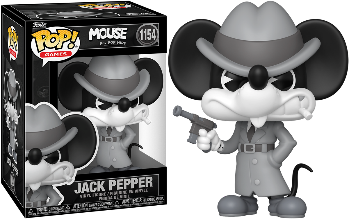 MOUSE: P.I. For Hire - Jack Pepper Pop! Vinyl
