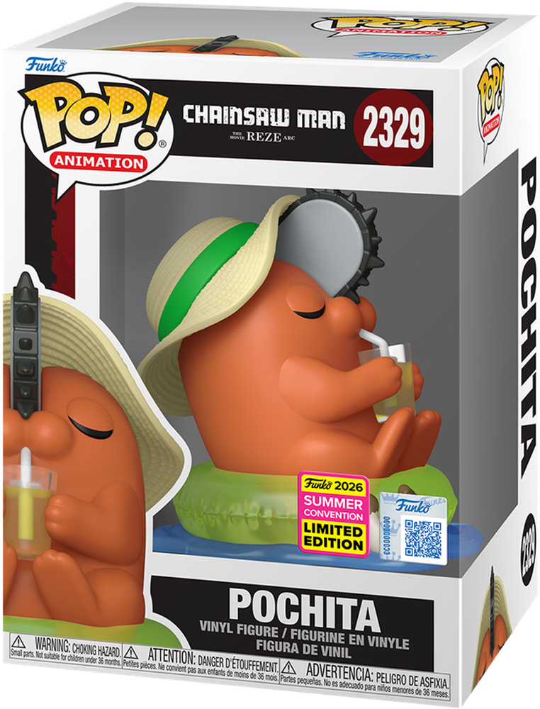 Chainsaw Man – Pochita (on Floaty) SDCC Exclusive Pop! Vinyl [RS]