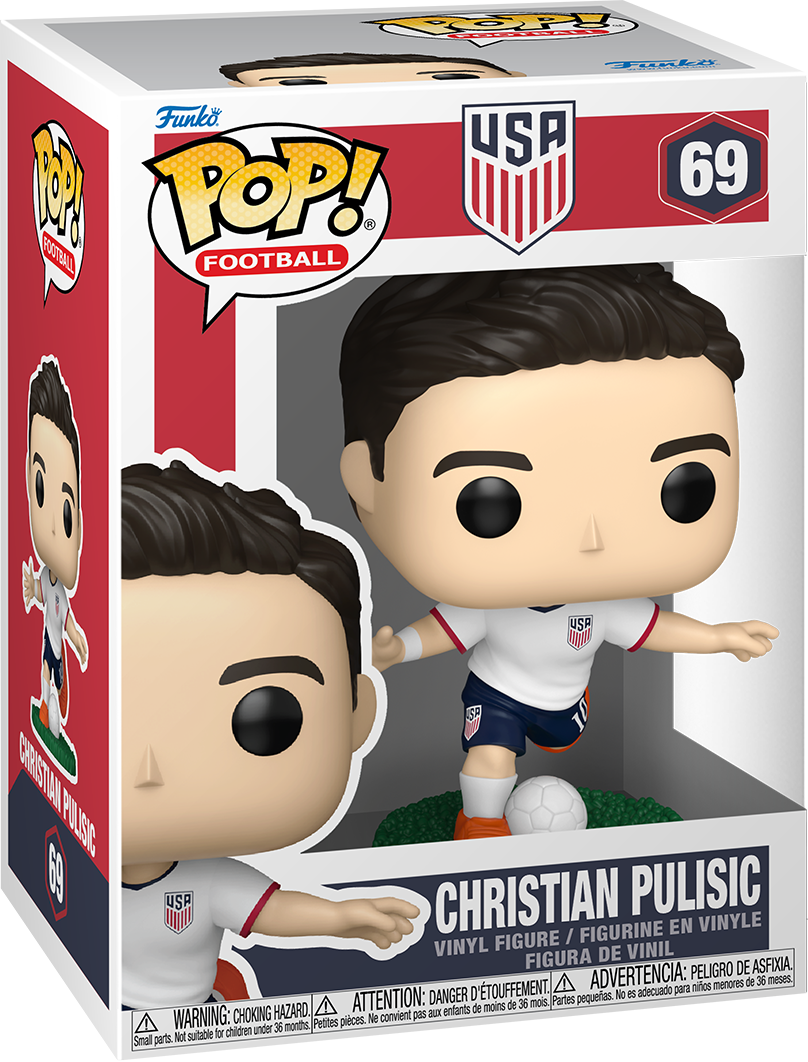Football: USA - Christian Pulisic Pop! Vinyl