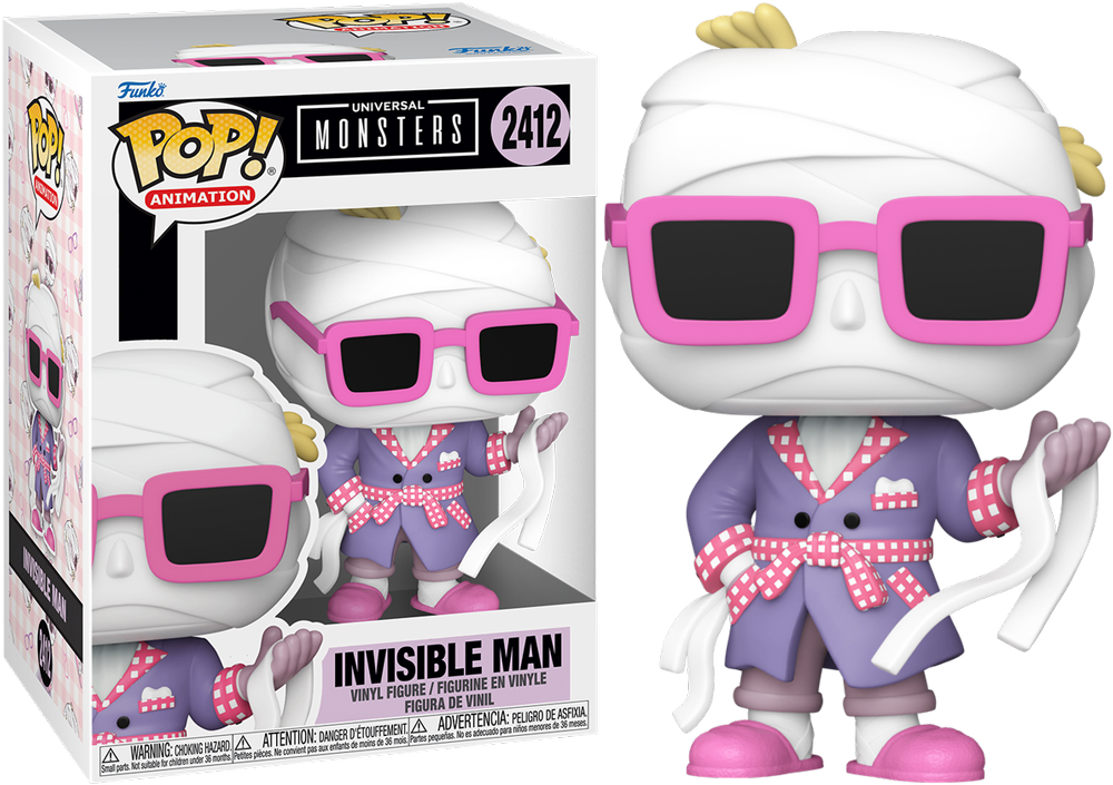 Universal Monsters - Invisible Man (Retro Anime) (with chase) Pop! Vinyl