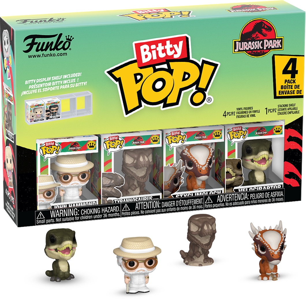 Jurassic Park - Velociraptor Bitty Pop! 4-Pack