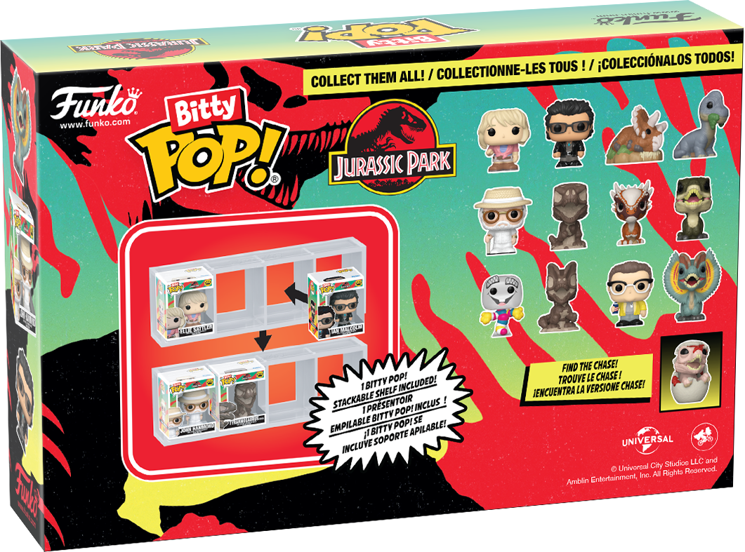 Jurassic Park - Mr DNA Bitty Pop! 4-Pack