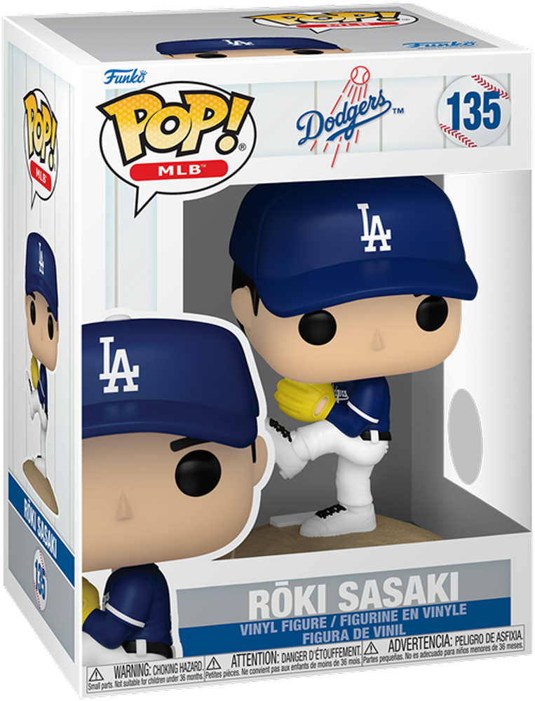 MLB: Dodgers – Roki Sasaki Pop! Vinyl