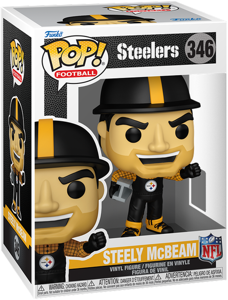 NFL: Pittsburg Steelers – Steely McBeam Mascot Pop! Vinyl