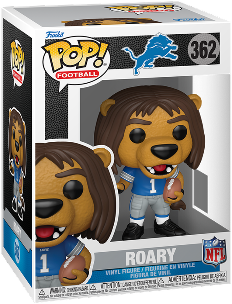 NFL: Mascots – Detroit Lions Roary Pop! Vinyl