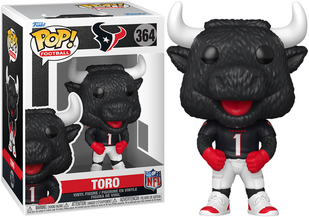 NFL: Mascots – Houston Texans Toro Poe Pop! Vinyl