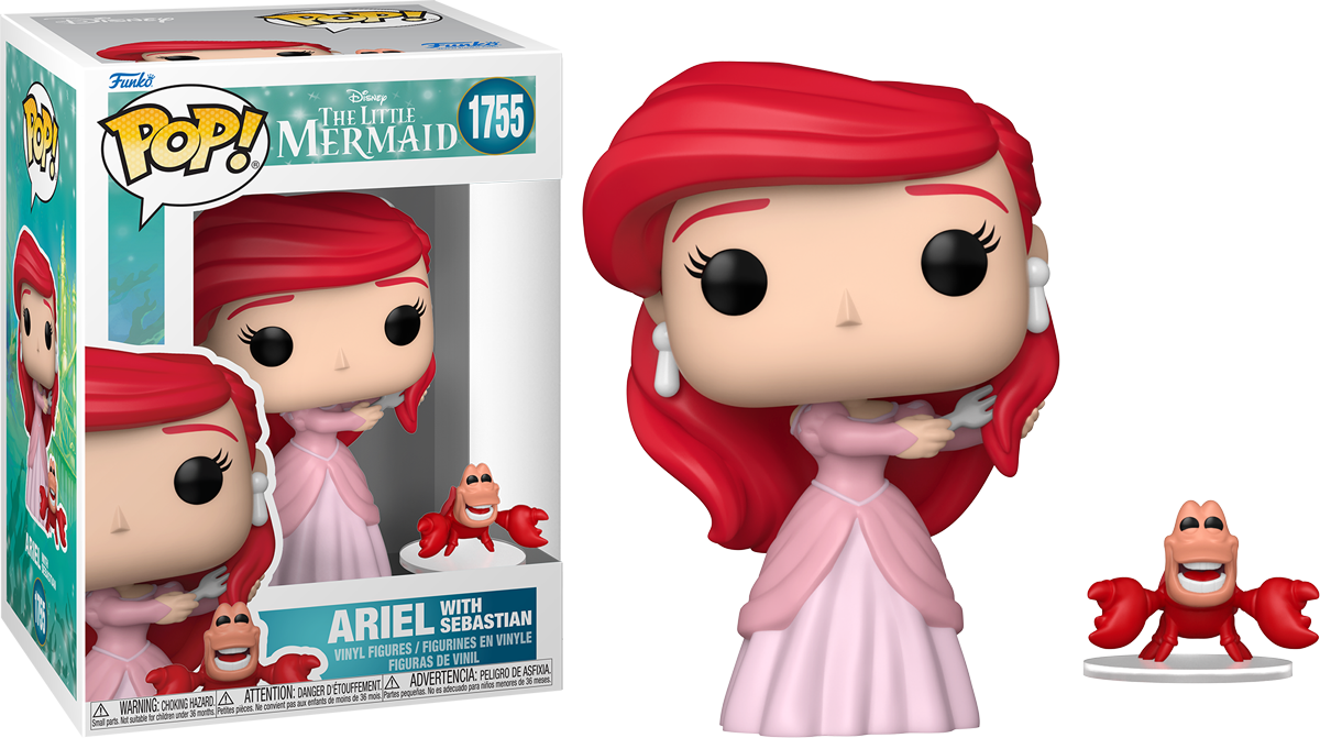The Little Mermaid (1989) – Ariel with Sebastian Pop! Vinyl