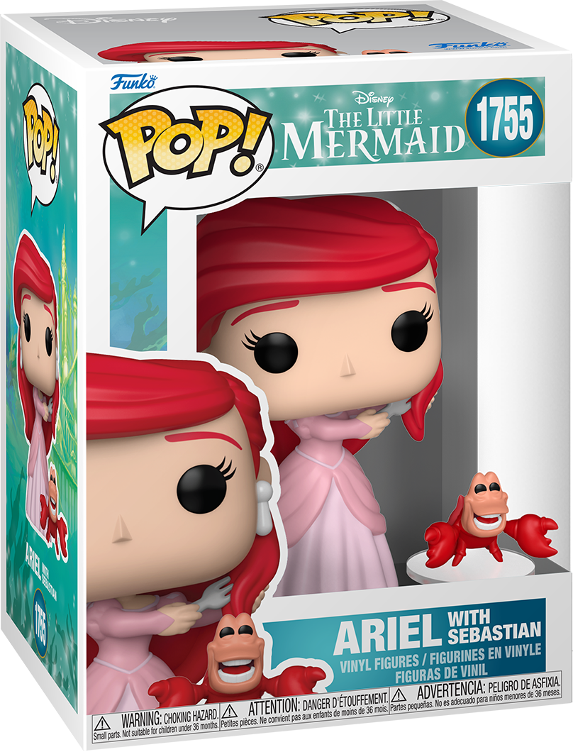The Little Mermaid (1989) – Ariel with Sebastian Pop! Vinyl