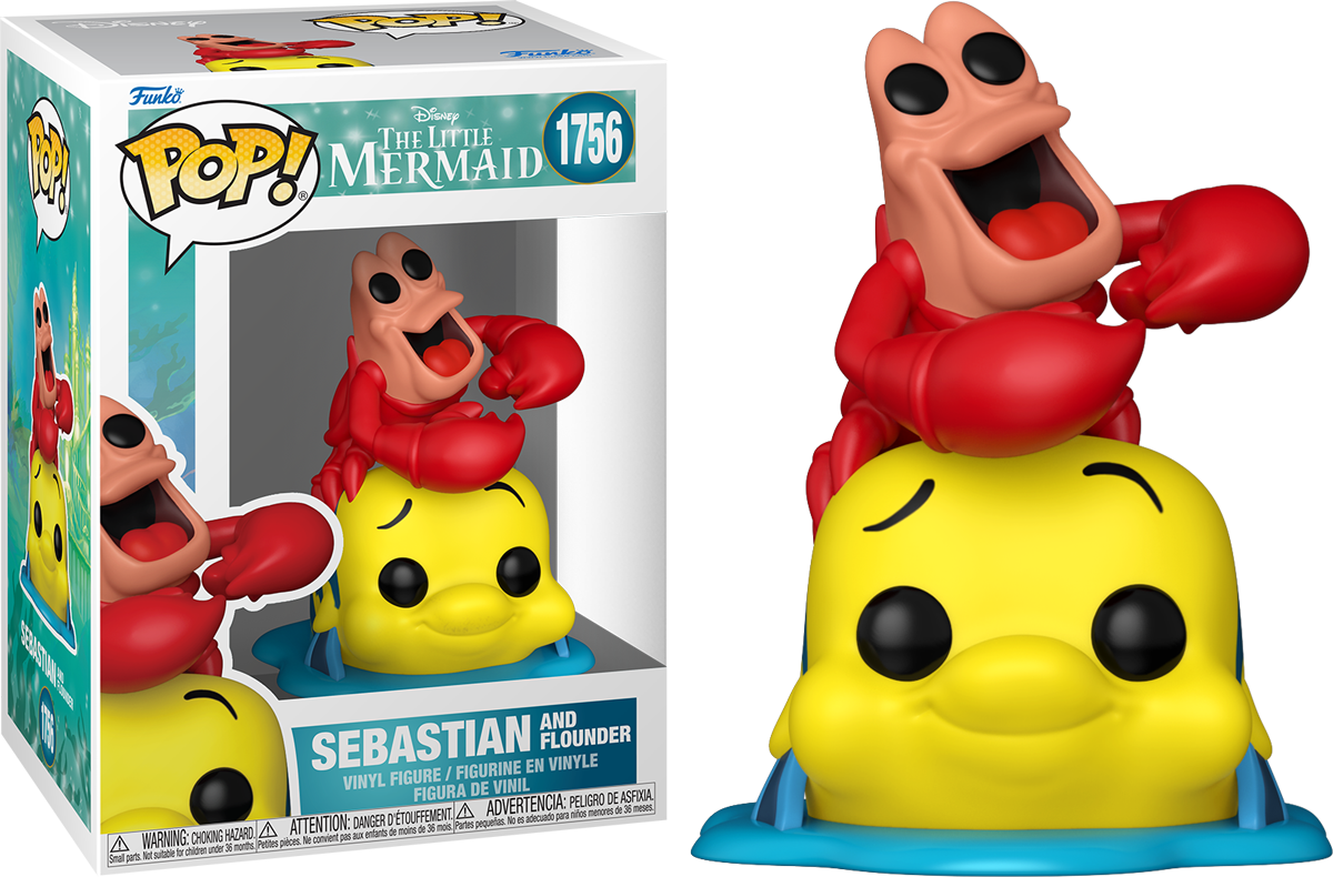 The Little Mermaid (1989) – Sebastian & Flounder Pop! Vinyl