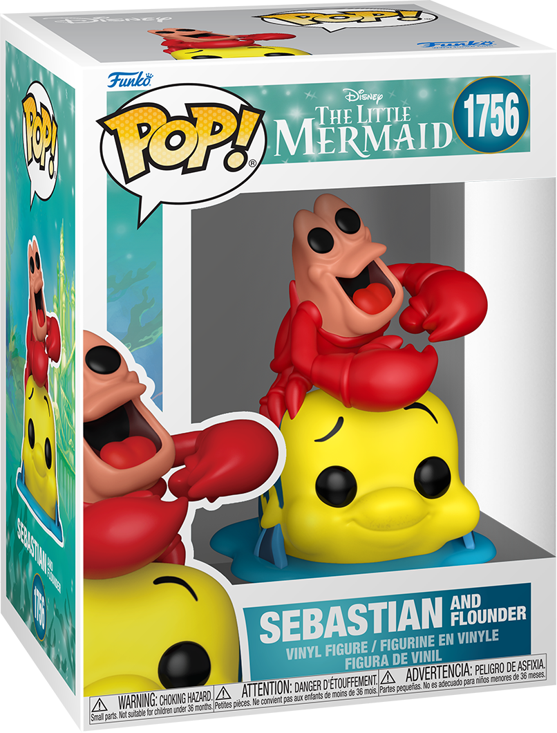 The Little Mermaid (1989) – Sebastian & Flounder Pop! Vinyl