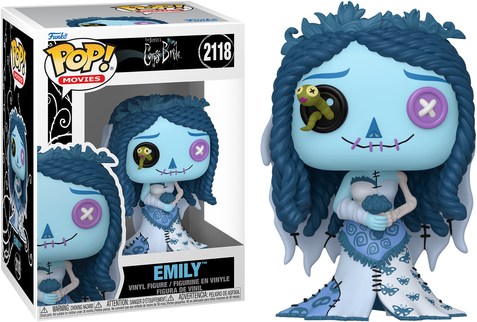 Corpse Bride – Emily Patchwork Pop! Vinyl