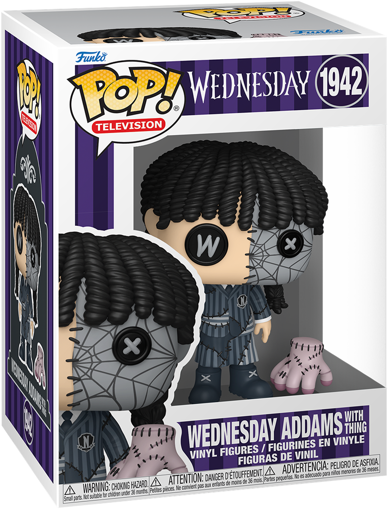Wednesday (TV) – Wednesday & Thing Patchwork Pop! Vinyl
