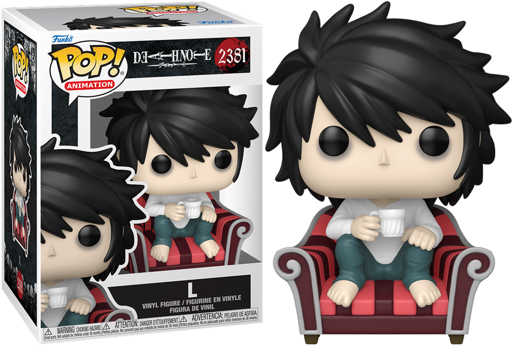 Death Note – L (on Chair) Pop! Vinyl