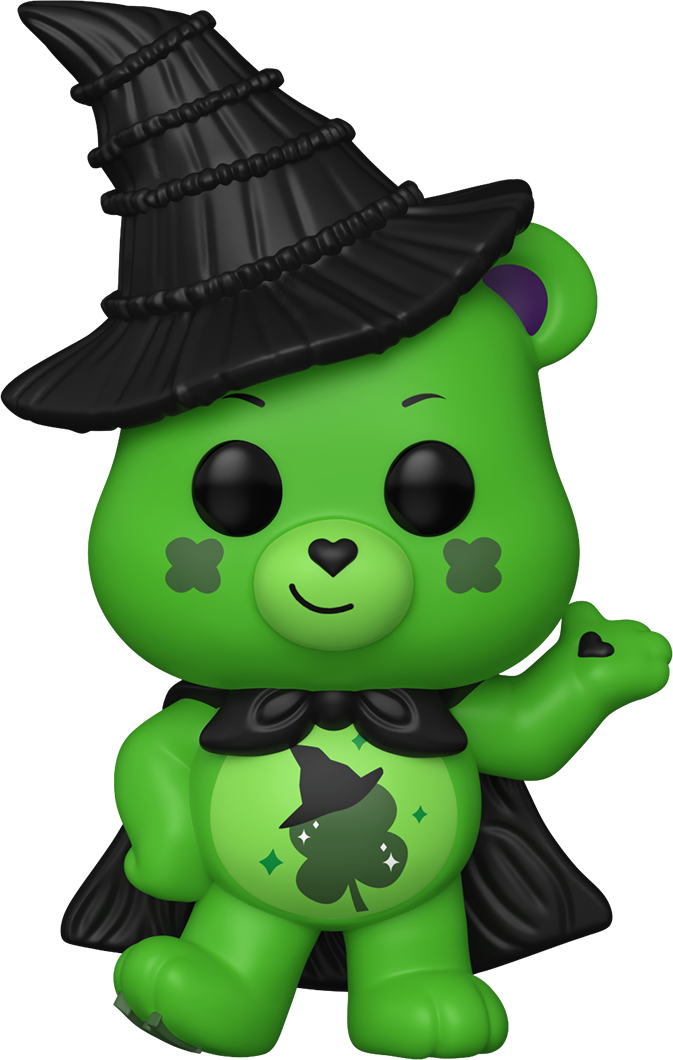 Wicked x Care Bears – Good Luck Bear as Elphaba Thropp Pop! Vinyl