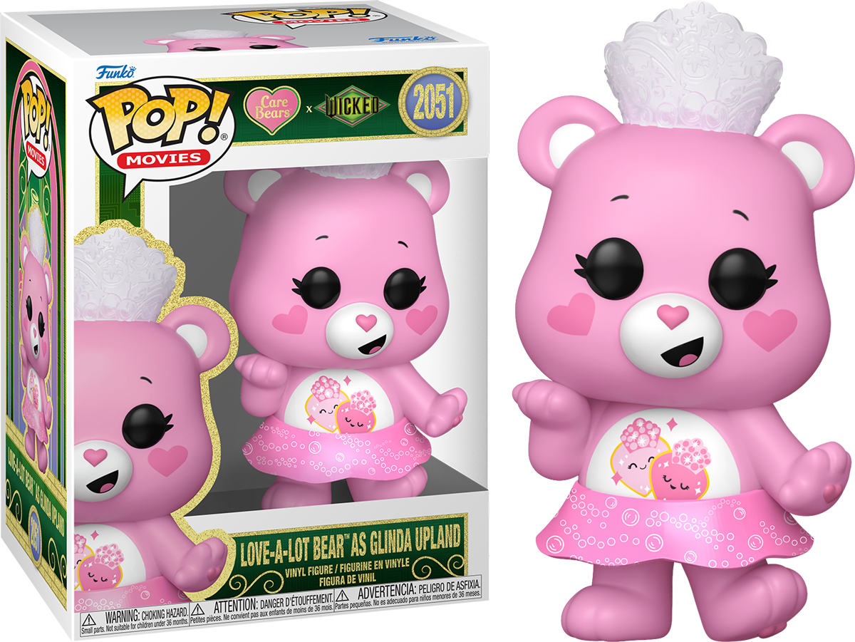 Wicked x Care Bears – Love-A-Lot Bear as Glinda Upland Pop! Vinyl